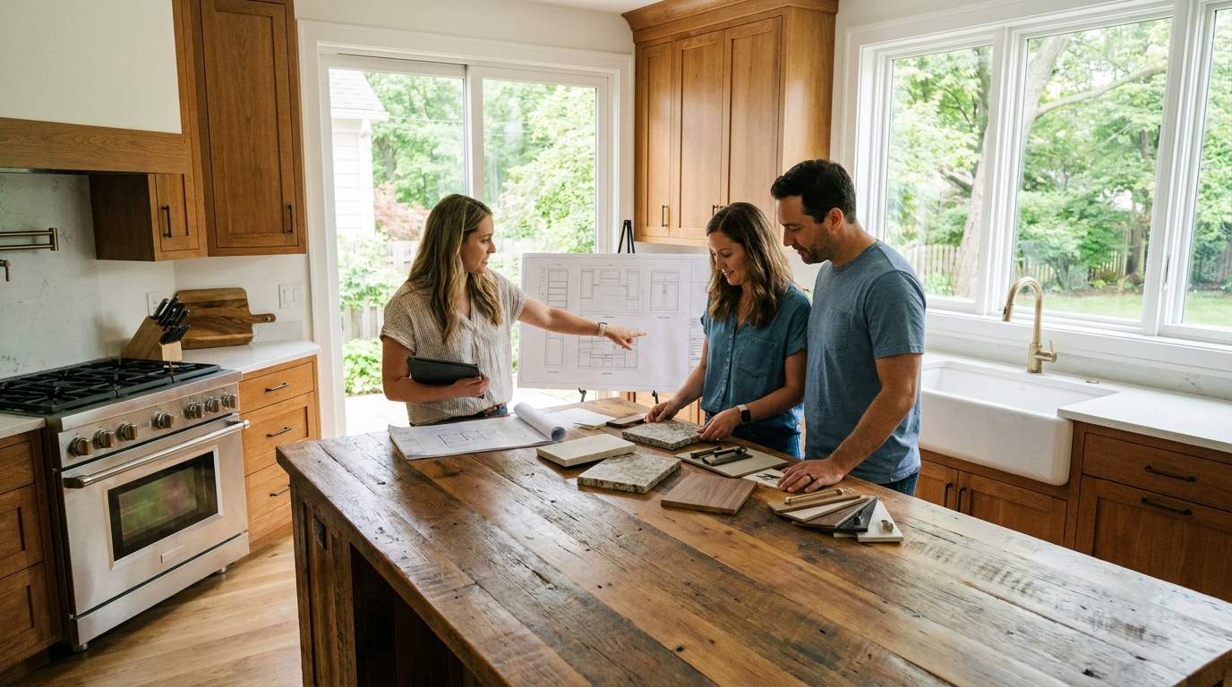 Kitchen design planning